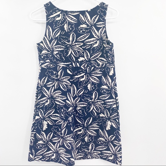 PATAGONIA I Pataloha Limited Edition Tropical Navy Floral Dress Organic Cotton 2 - Picture 4 of 11